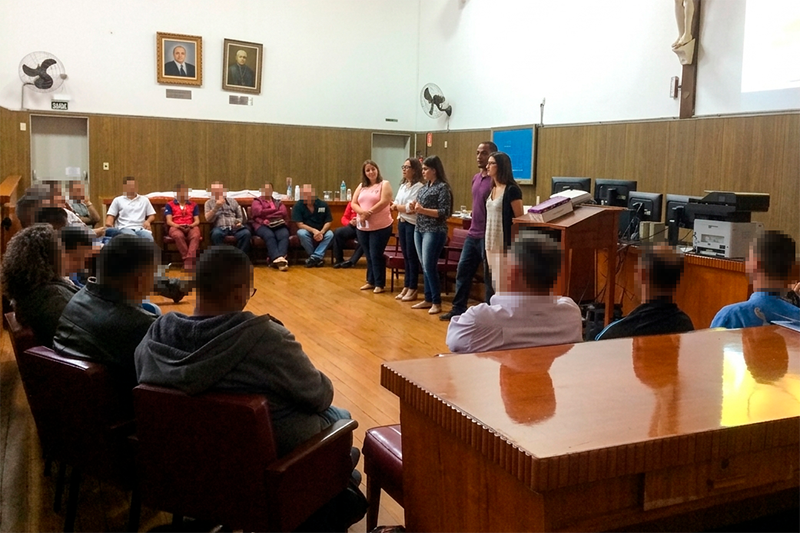 Abertura do quarto ciclo do "Semeando Sonhos" no f&oacute;rum de Limeira - Foto: arquivo A&ccedil;&atilde;o Pela Paz