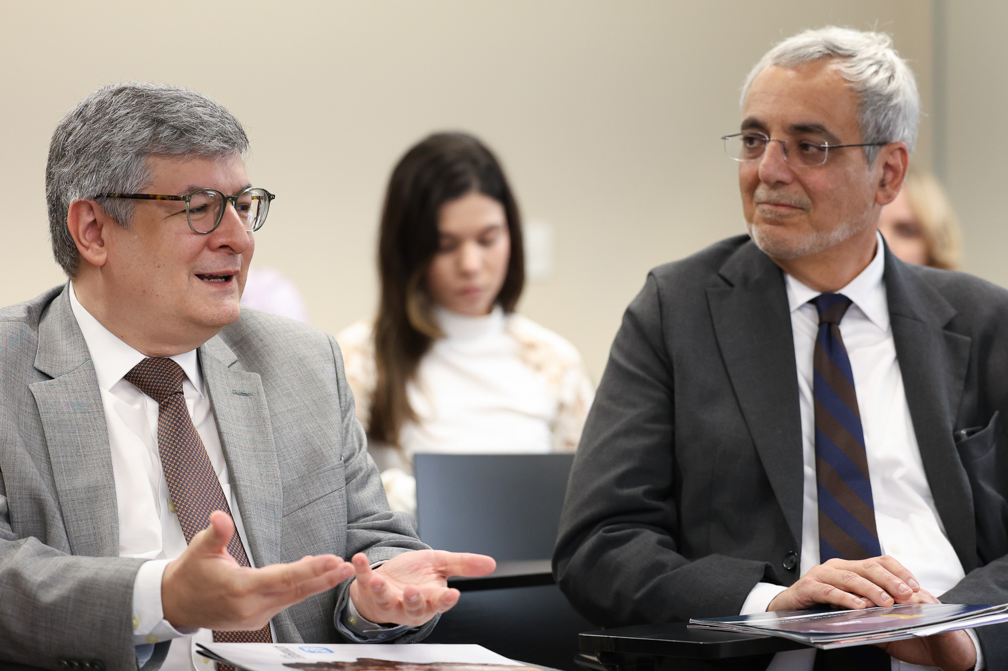 Carlos Bandeira Lins e Egberto de Almelda - Foto: Lucas Claudiano | Impressa TJSP