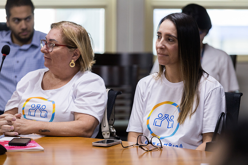 Rosângela Rinaldi e Tammy Marmol, do projeto Motirô - Foto: Mateus Henrique Sales | OAB-SP