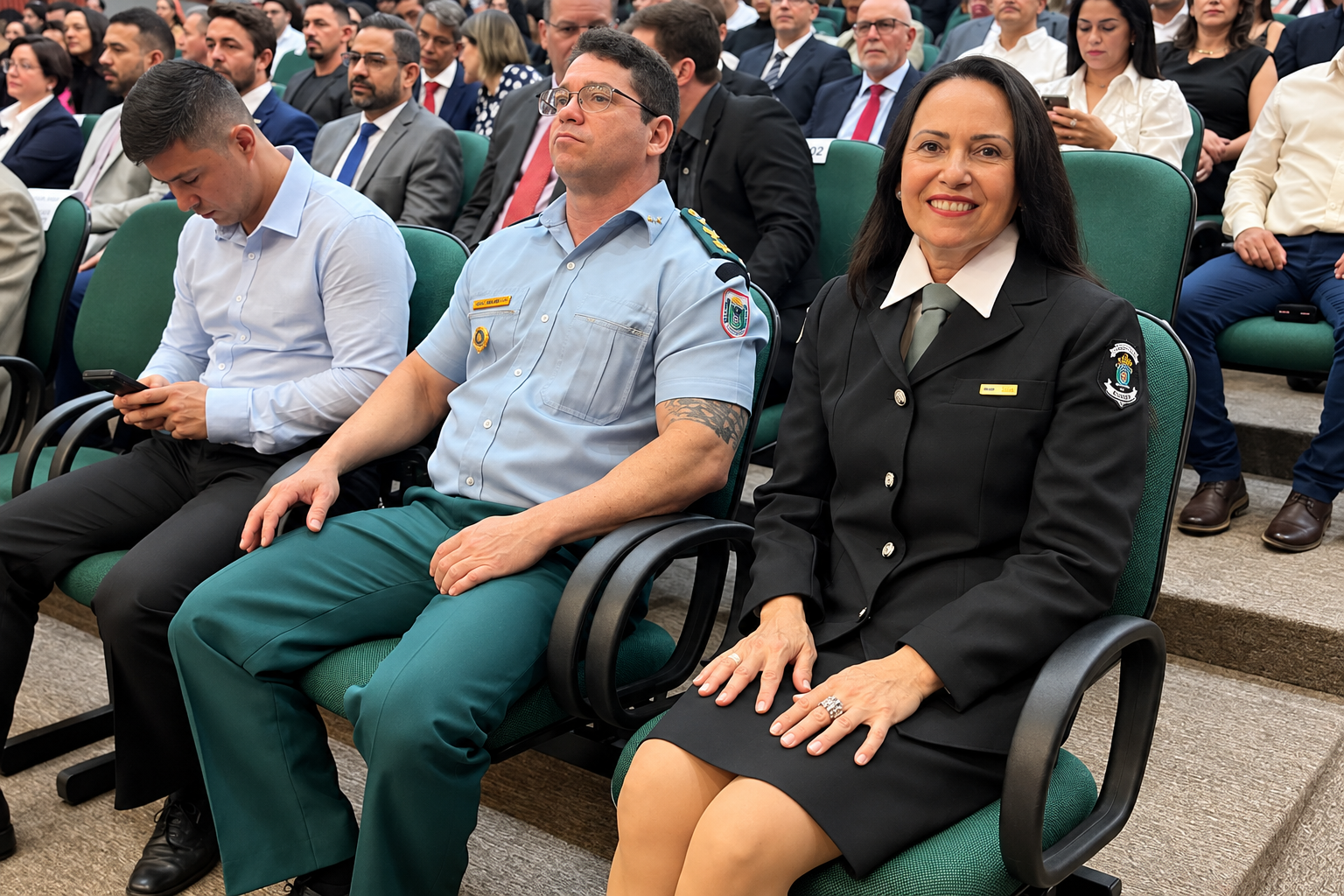 Maria de Lourdes em evento institucional - Foto: acervo pessoal
