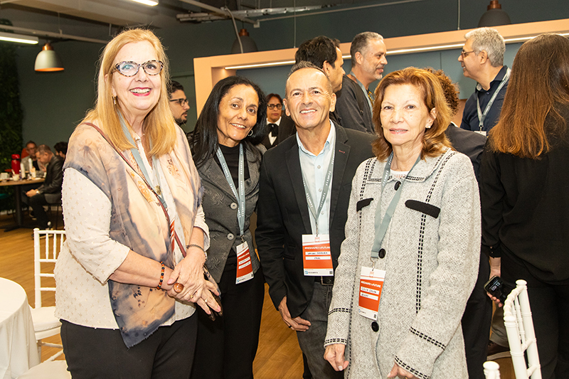 Ivete Beldort, Andreia Flois, Valdeci Ferreira e C&eacute;lia Verna - Foto: Edith Schmidt