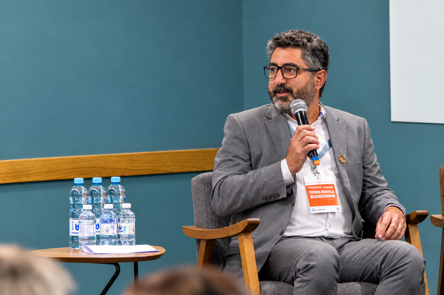 Mauro Bitencourt como orador no Prison Insights 2026  - Foto: Edith Schmidt