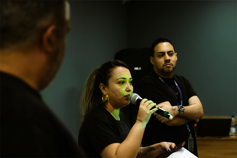 Leonardo Precioso, Karine Vieira e Marcos Ferreira - Foto: Michel Mota | A&ccedil;&atilde;o Pela Paz