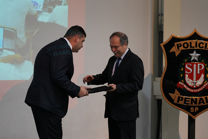 Dr. Rodrigo Andrade e Des. Luiz Antonio Cardoso - Foto: assessoria de imprensa SAP