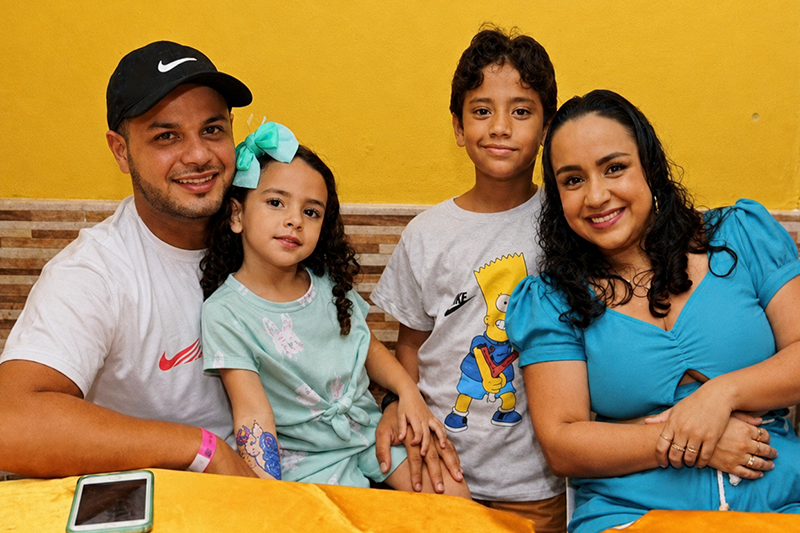 Naam&atilde; com a fam&iacute;lia - Foto: arquivo pessoal 