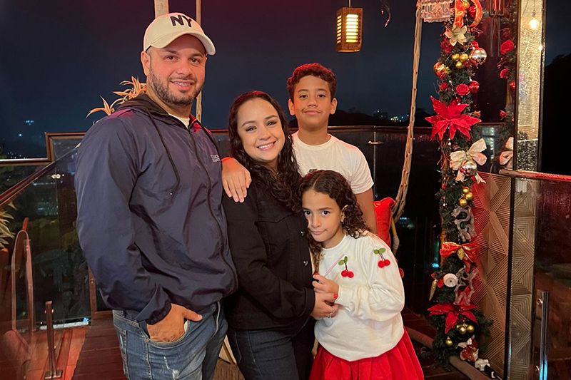 Naam&atilde; com a fam&iacute;lia - Foto: arquivo pessoal 