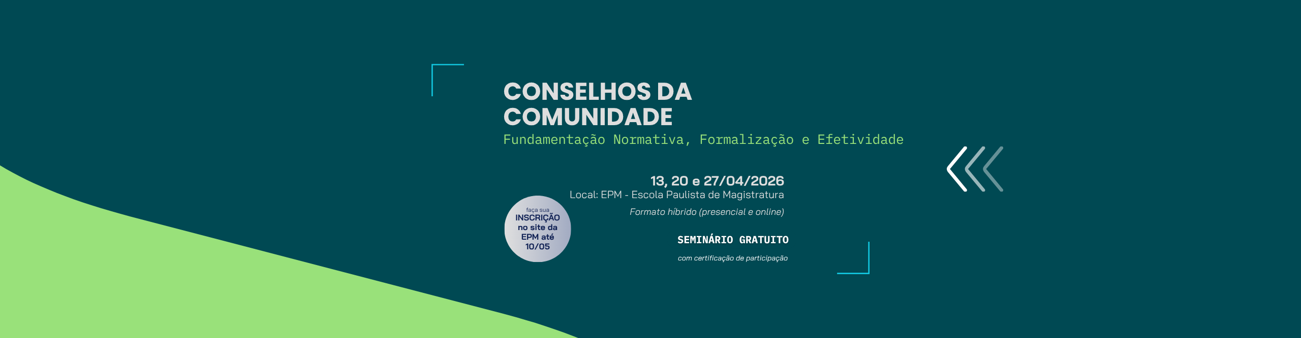 EPM promove semin&aacute;rio sobre Conselhos da Comunidade com especialistas de diversas &aacute;reas