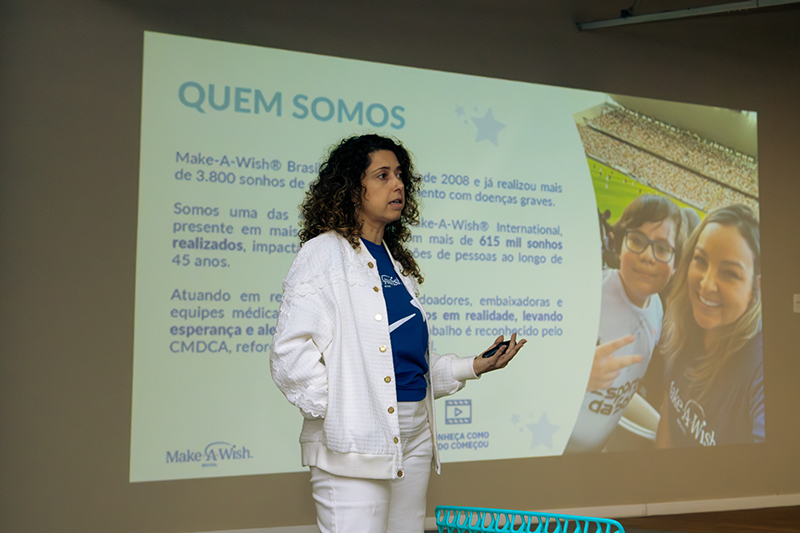 Juliana Ayrosa da Make-A-Wish - Foto: Michel Mota | A&ccedil;&atilde;o Pela Paz