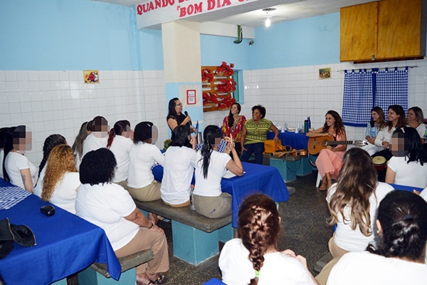 Foto: Encerramento do Projeto Constelação Familia, no CRF de Rio Claro – Foto: divulgação